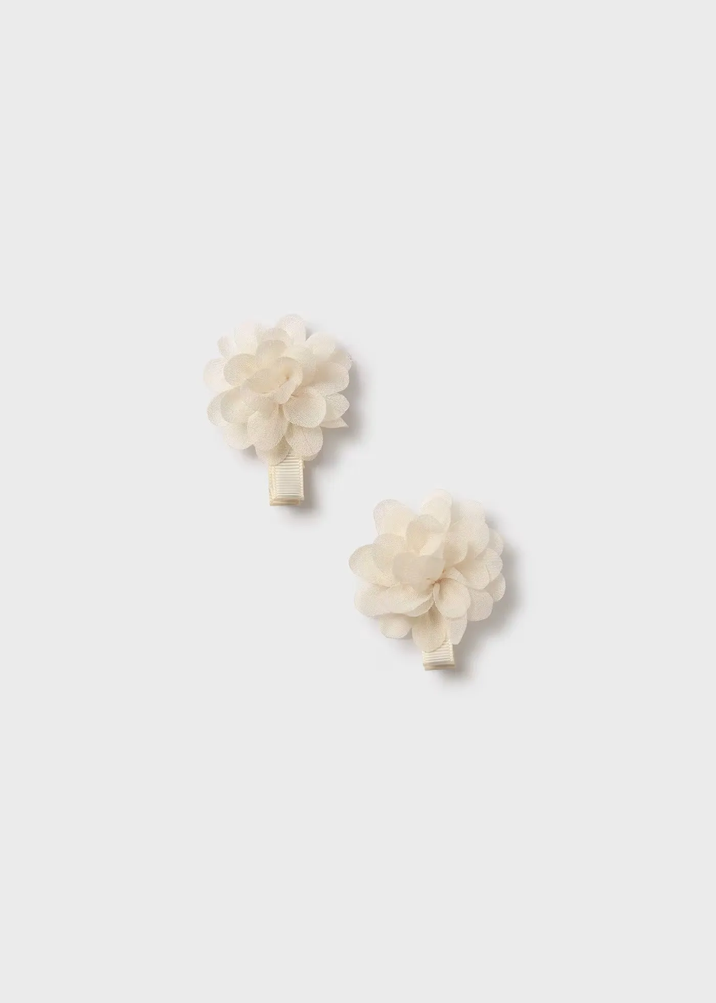 2 Hair clip set - Cream