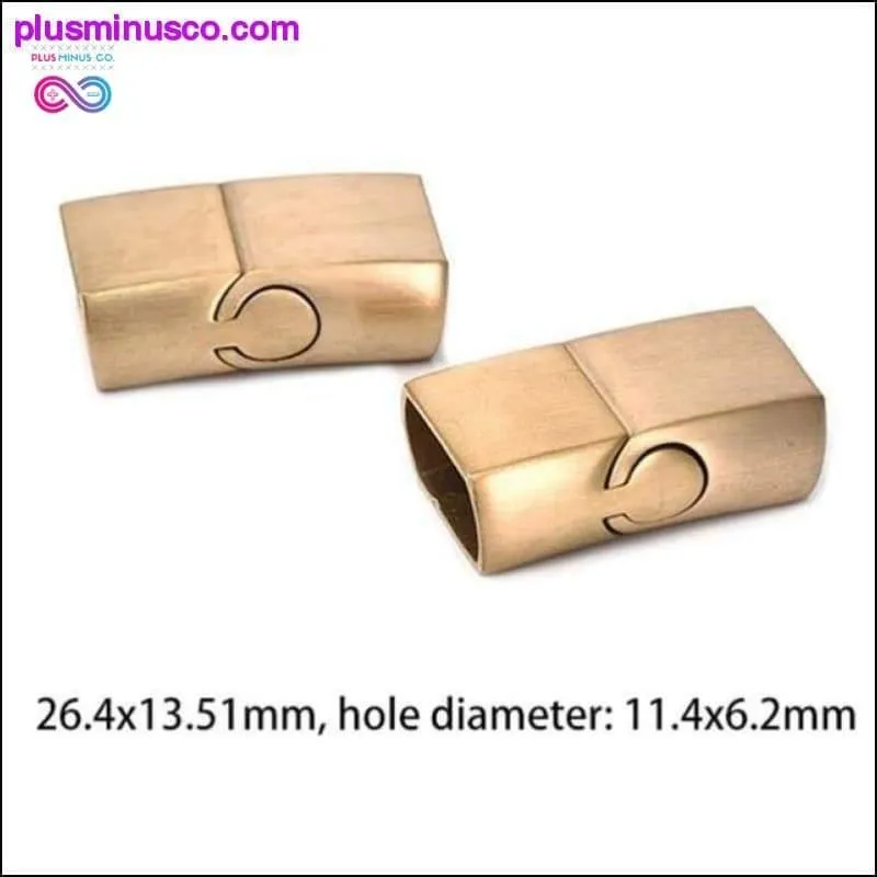 2pcs Stainless Steel Magnetic Clasps Charms Connector Buckle