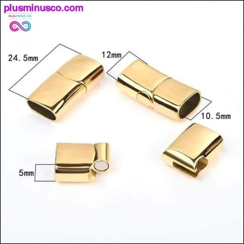 2pcs Stainless Steel Magnetic Clasps Charms Connector Buckle