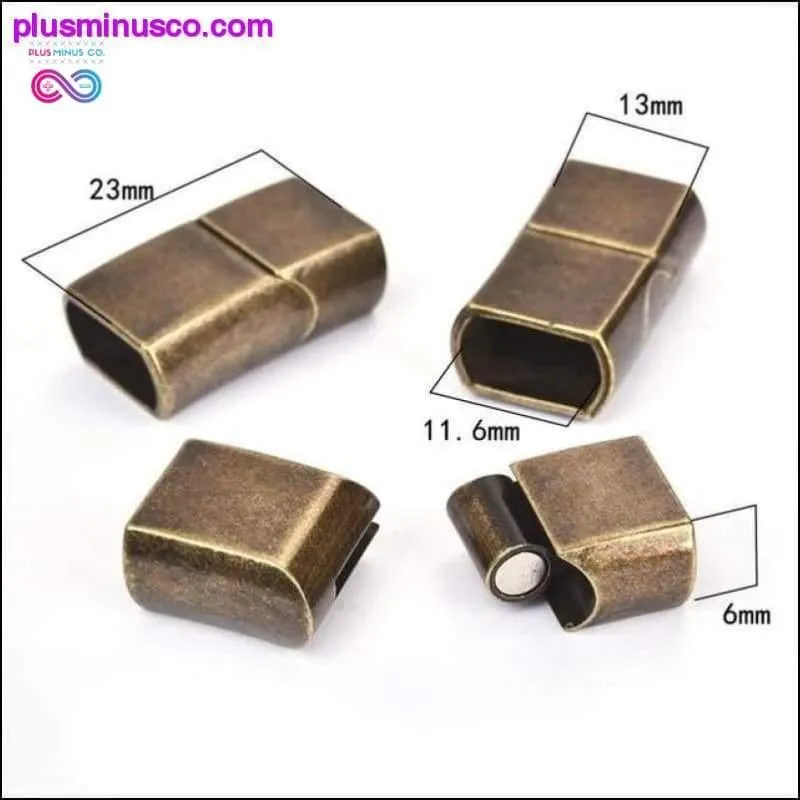 2pcs Stainless Steel Magnetic Clasps Charms Connector Buckle