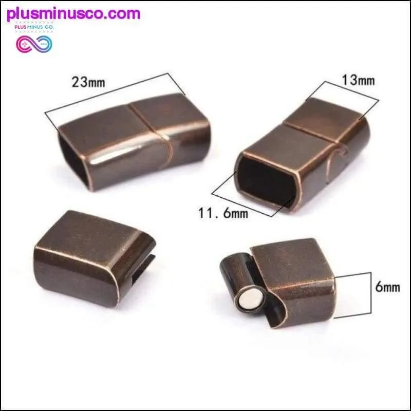 2pcs Stainless Steel Magnetic Clasps Charms Connector Buckle