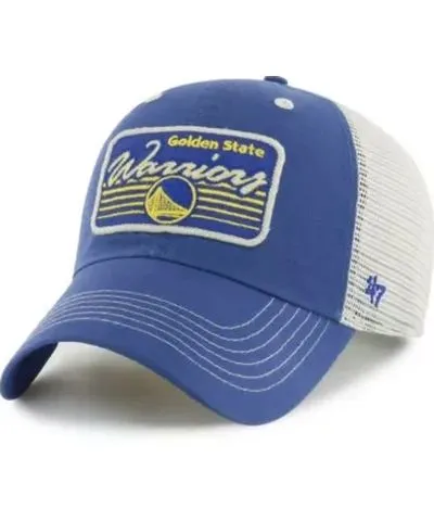 '47 Men's NBA Golden State Warriors Five Point Patch Clean Up Adjustable Hat