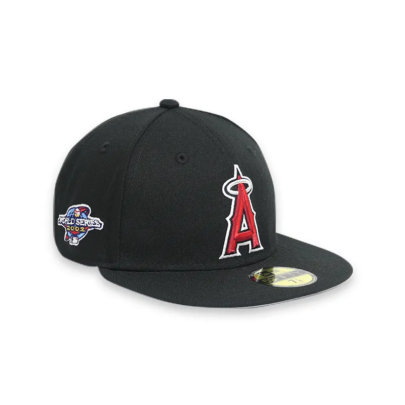 [70661330] Los Angeles Angels 02 WS Black 59FIFTY Men's Fitted Hat