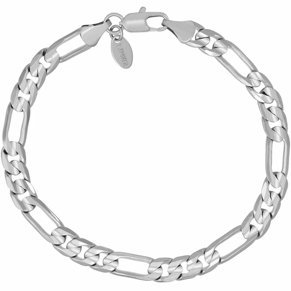 7mm Figaro Bracelet