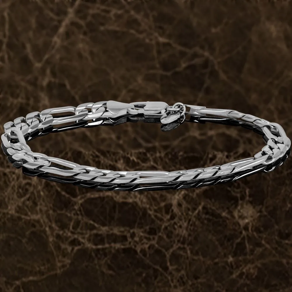 7mm Figaro Bracelet