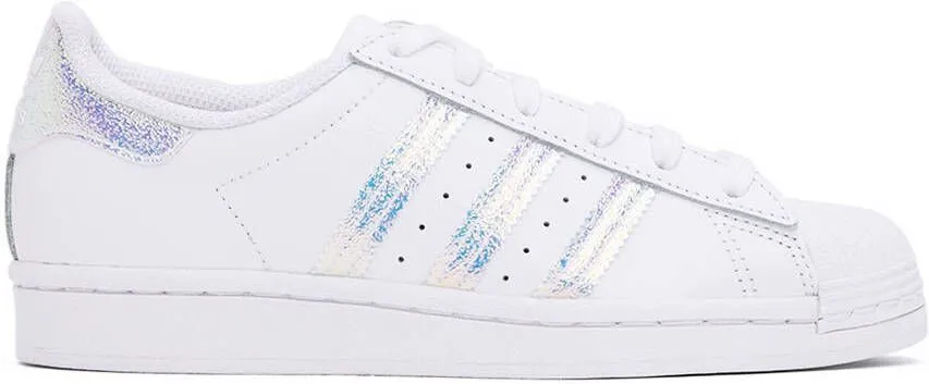 Adidas Kids White Superstar Big Kids Sneakers