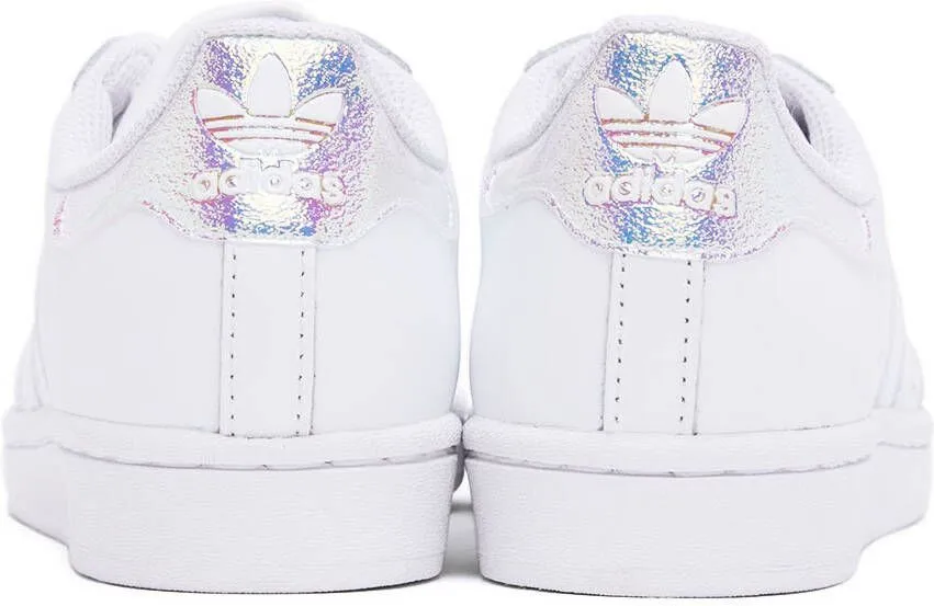 Adidas Kids White Superstar Big Kids Sneakers