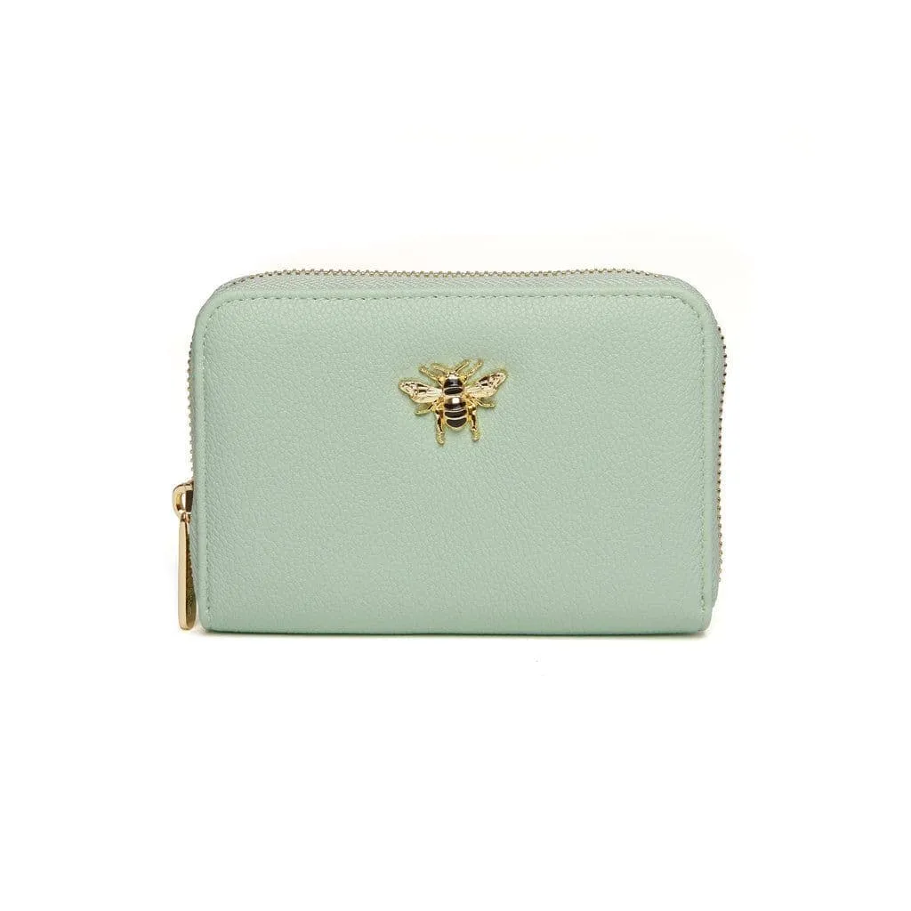 Alice Wheeler London  - Pastel Mint Bromley Purse