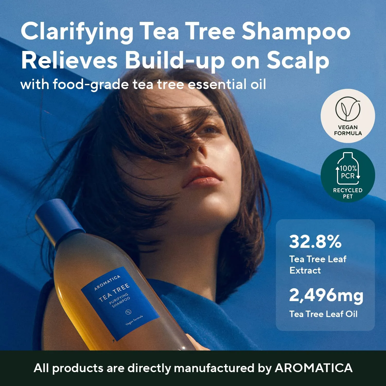 Aromatica Tea Tree Purifying Vegan Hair Shampoo