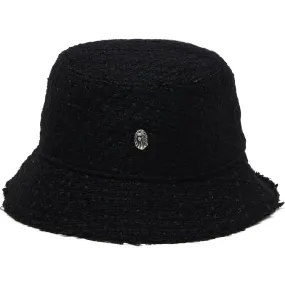 BAPE BLACK X NEW ERA LOGO TWEED HAT MENS