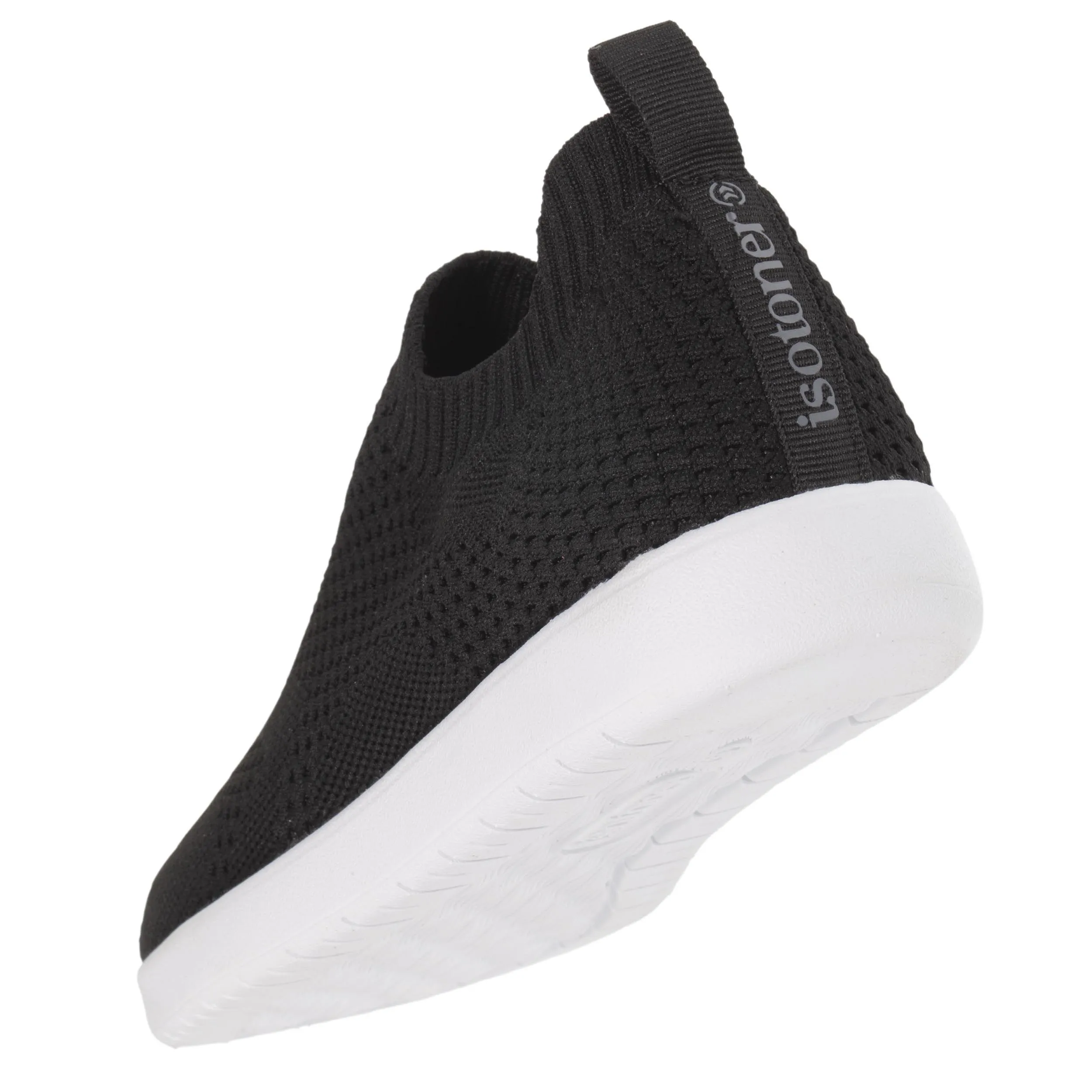 Baskets Confort Femme Slip-on Noir