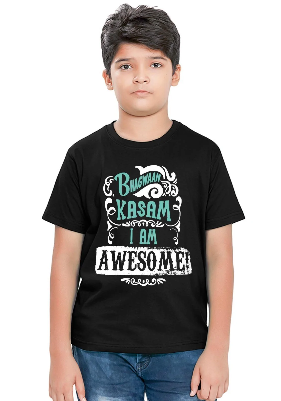 Bhagwan Kasam Kids T-Shirt