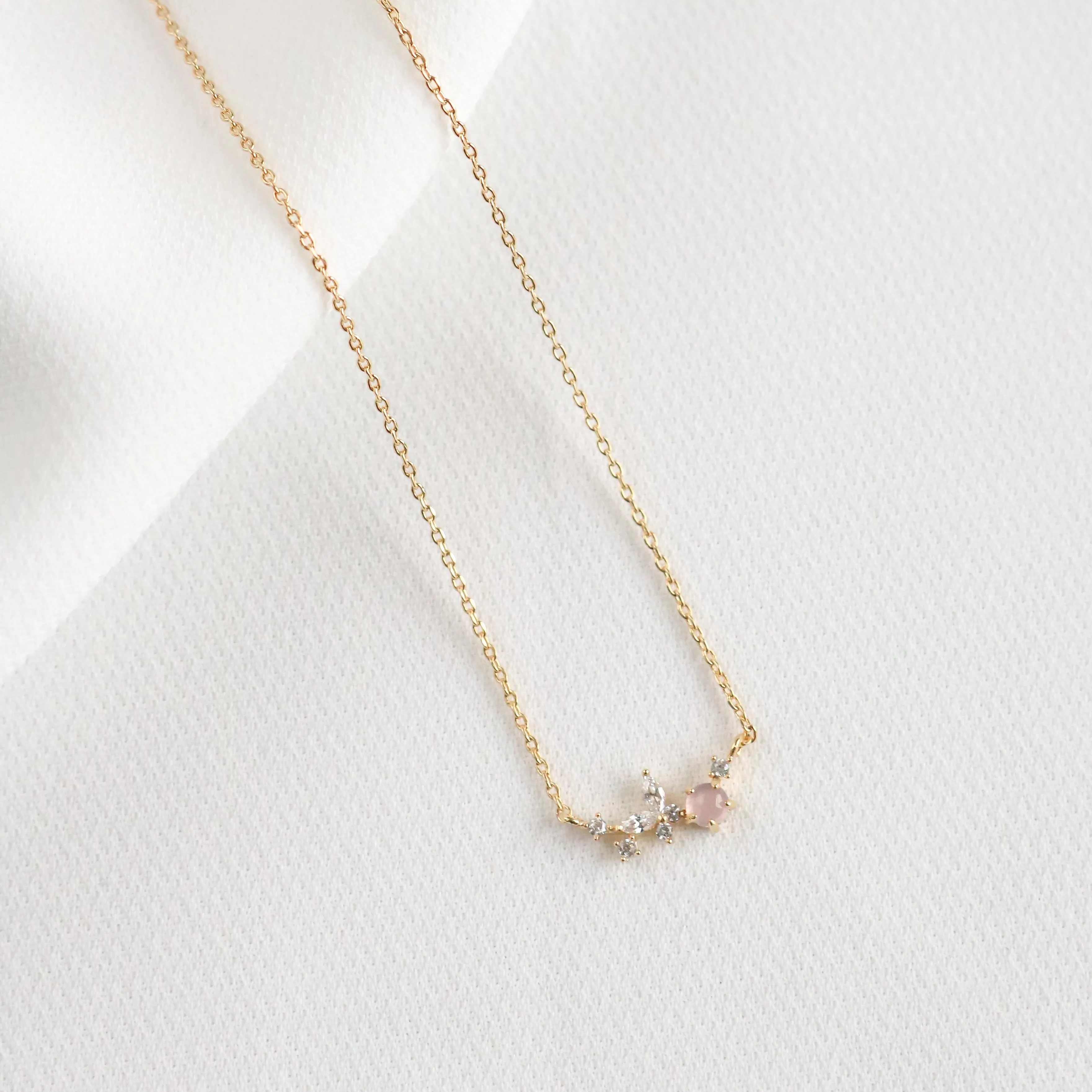 Blush Butterfly Necklace