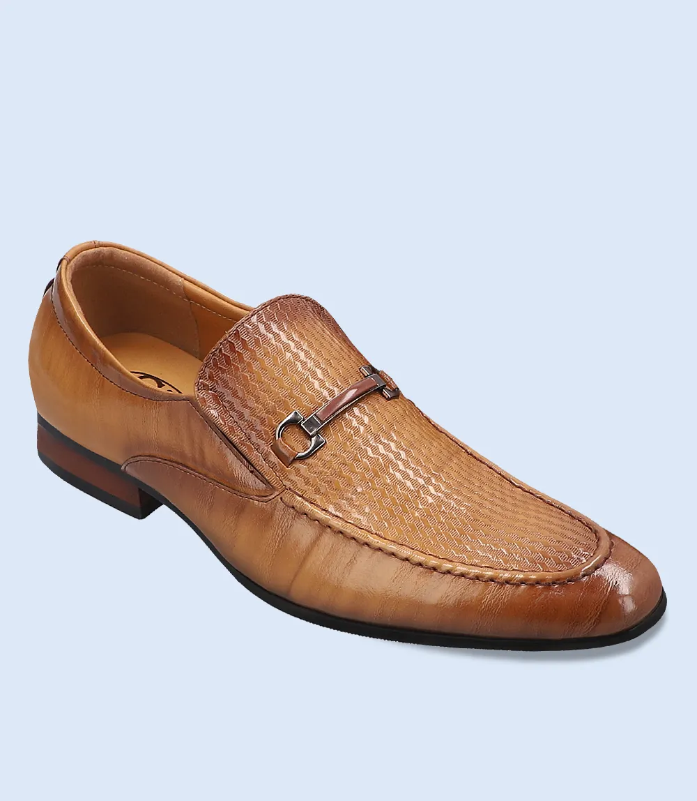 BM4162-BROWN-Men Formal Slip-on's