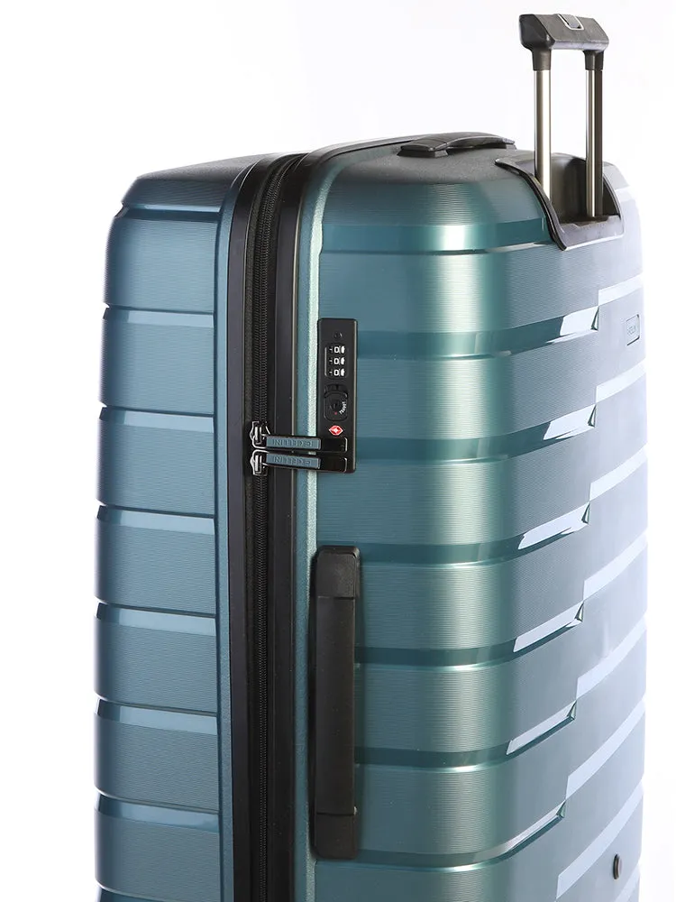 Cellini Microlite Trolley Case  Steel Blue