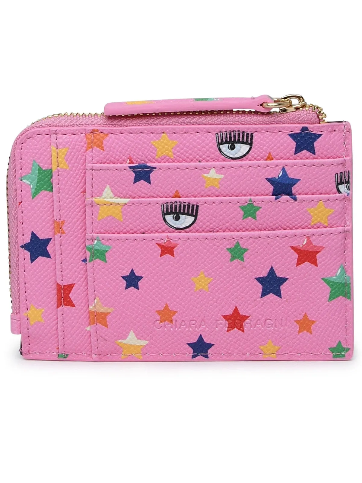 Chiara Ferragni Star-Printed Zip-Up Purse