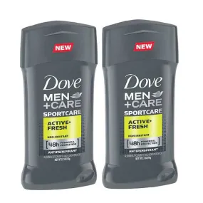 Dove Men Plus Care Sport Care Active+Fresh Antiperspirant Deodorant Fresh  2.7 oz 2-PACK