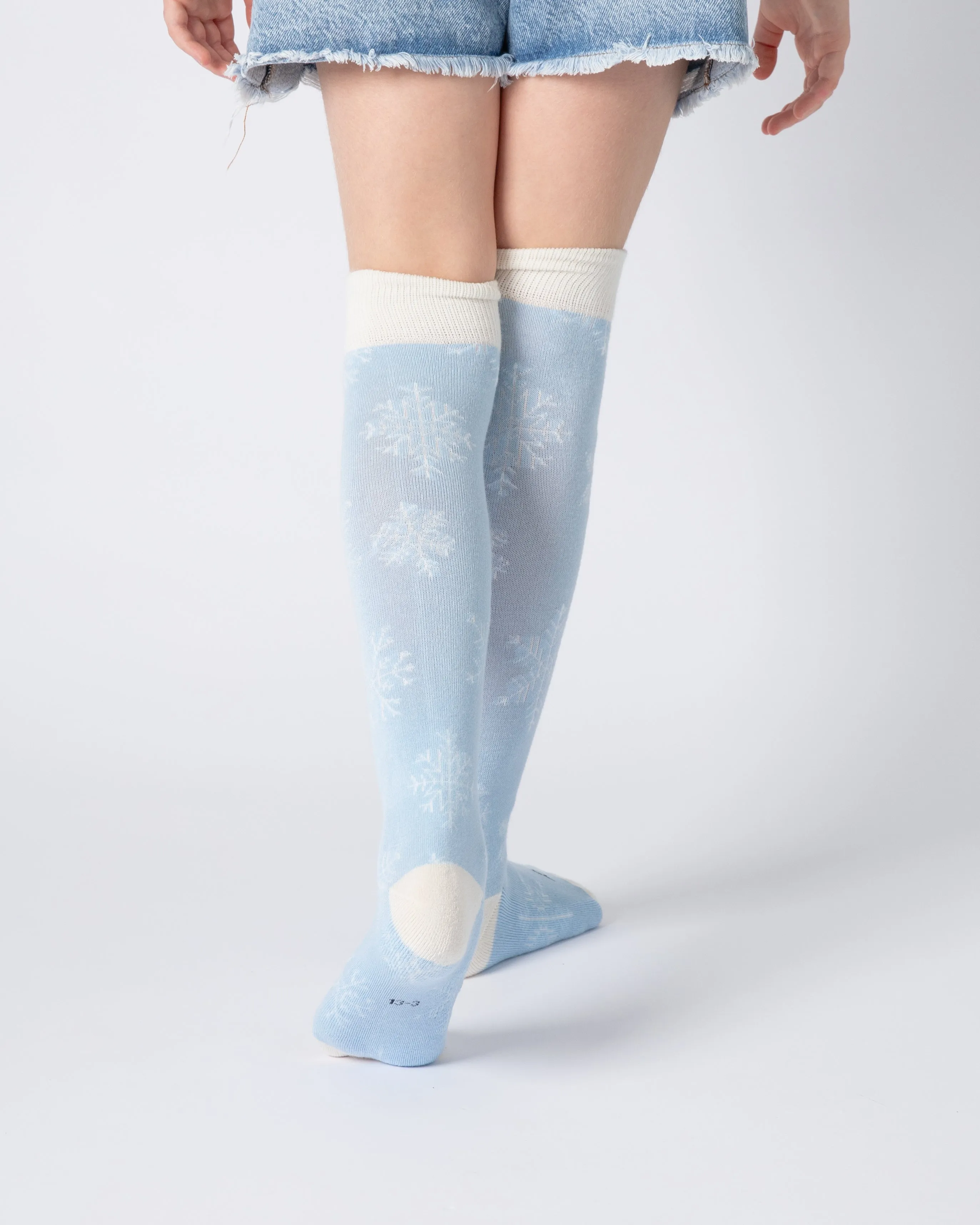 Everyday Knee-High Seamless Feel Socks (Kids) - Snowflake