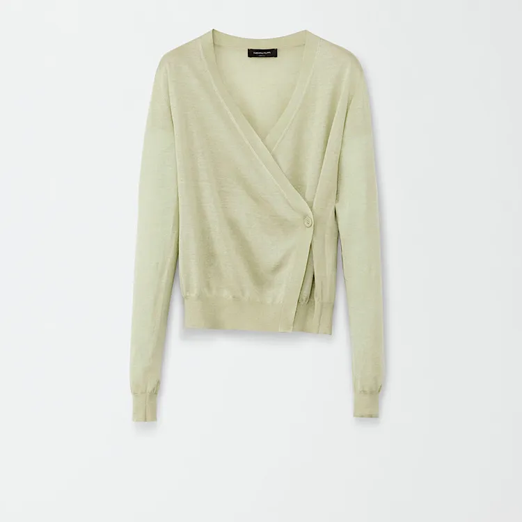 FABIANA FILIPPI  |Casual Style Silk Linen Long Sleeves Plain Party Style