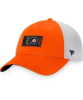 Fanatics Men's NHL Fanatics Philadelphia Flyers Authentic Pro Rink Trucker Snapback Hat