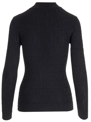 FENDI  |Casual Style Long Sleeves Medium Office Style Elegant Style