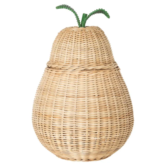 Ferm Living Kids Pear Braided Storage Basket Large