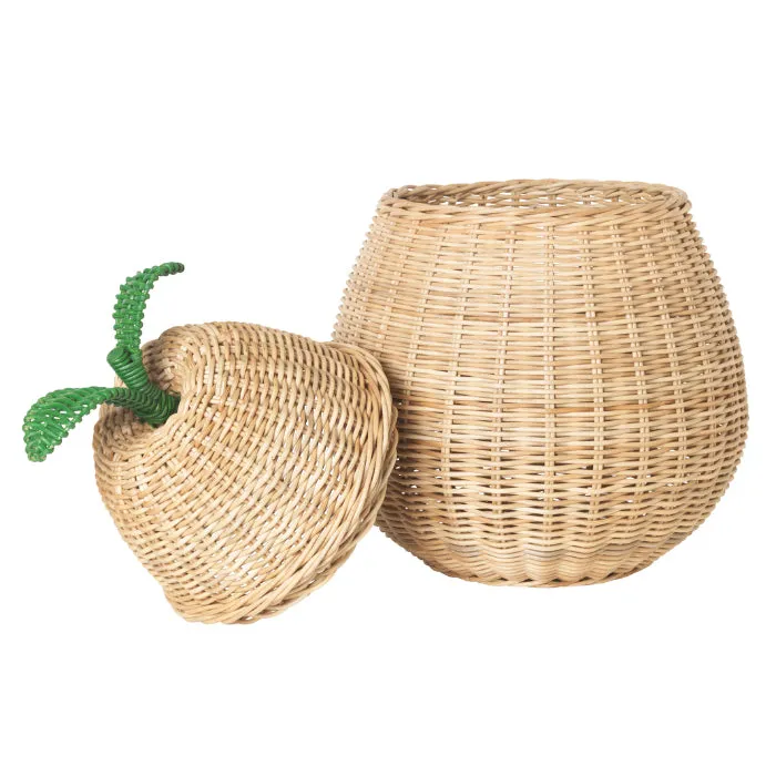 Ferm Living Kids Pear Braided Storage Basket Large