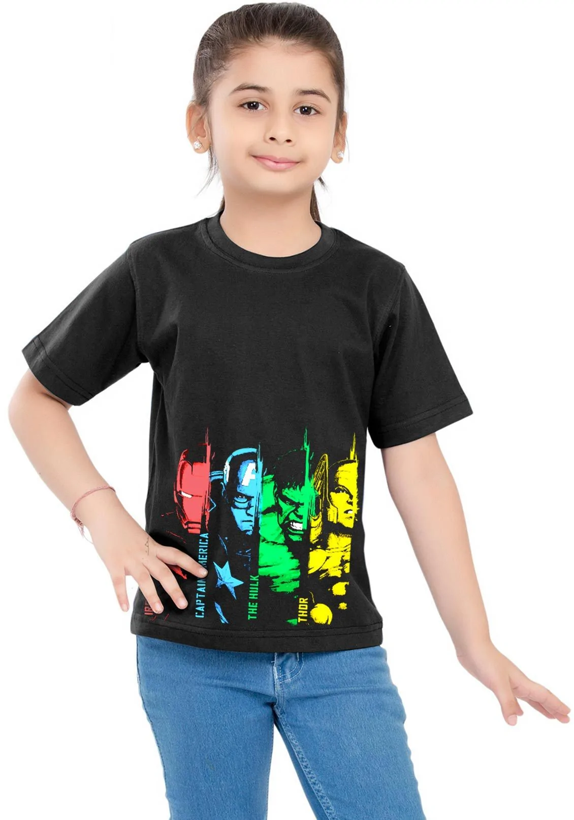 Four Avengers Kids T-Shirt