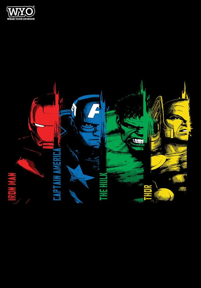 Four Avengers Kids T-Shirt