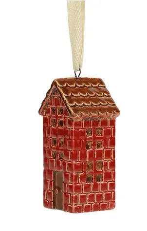 French Country Hanging House Grande Chalet Brown Red