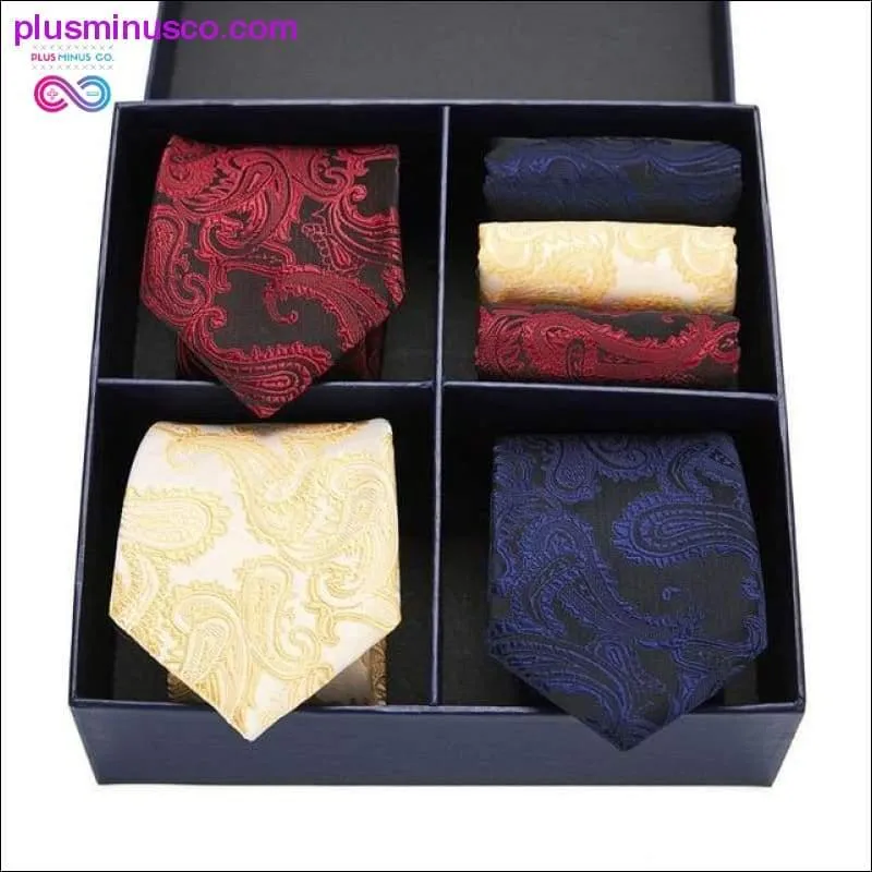 Gift box Pack Mens Tie Skinny Pink palid 100% Silk Classic