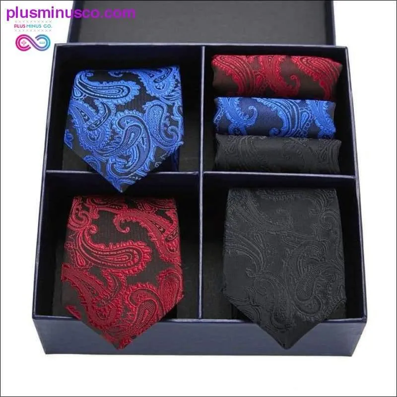 Gift box Pack Mens Tie Skinny Pink palid 100% Silk Classic