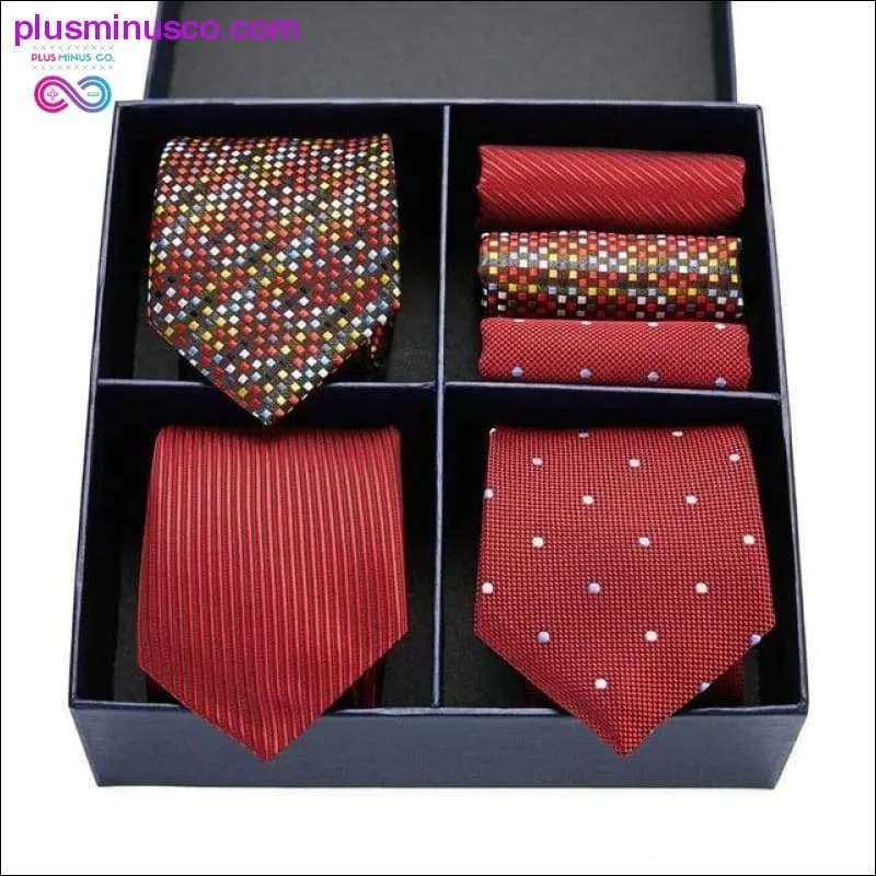 Gift box Pack Mens Tie Skinny Pink palid 100% Silk Classic