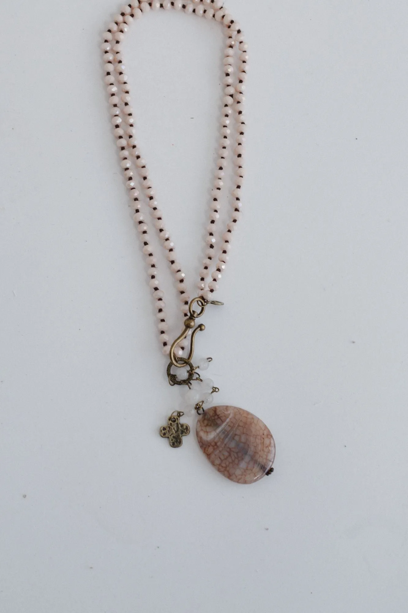 Gizelle Necklace - Blush