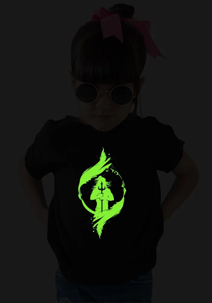 Glow in Dark Lord Shiva Kids T-Shirt