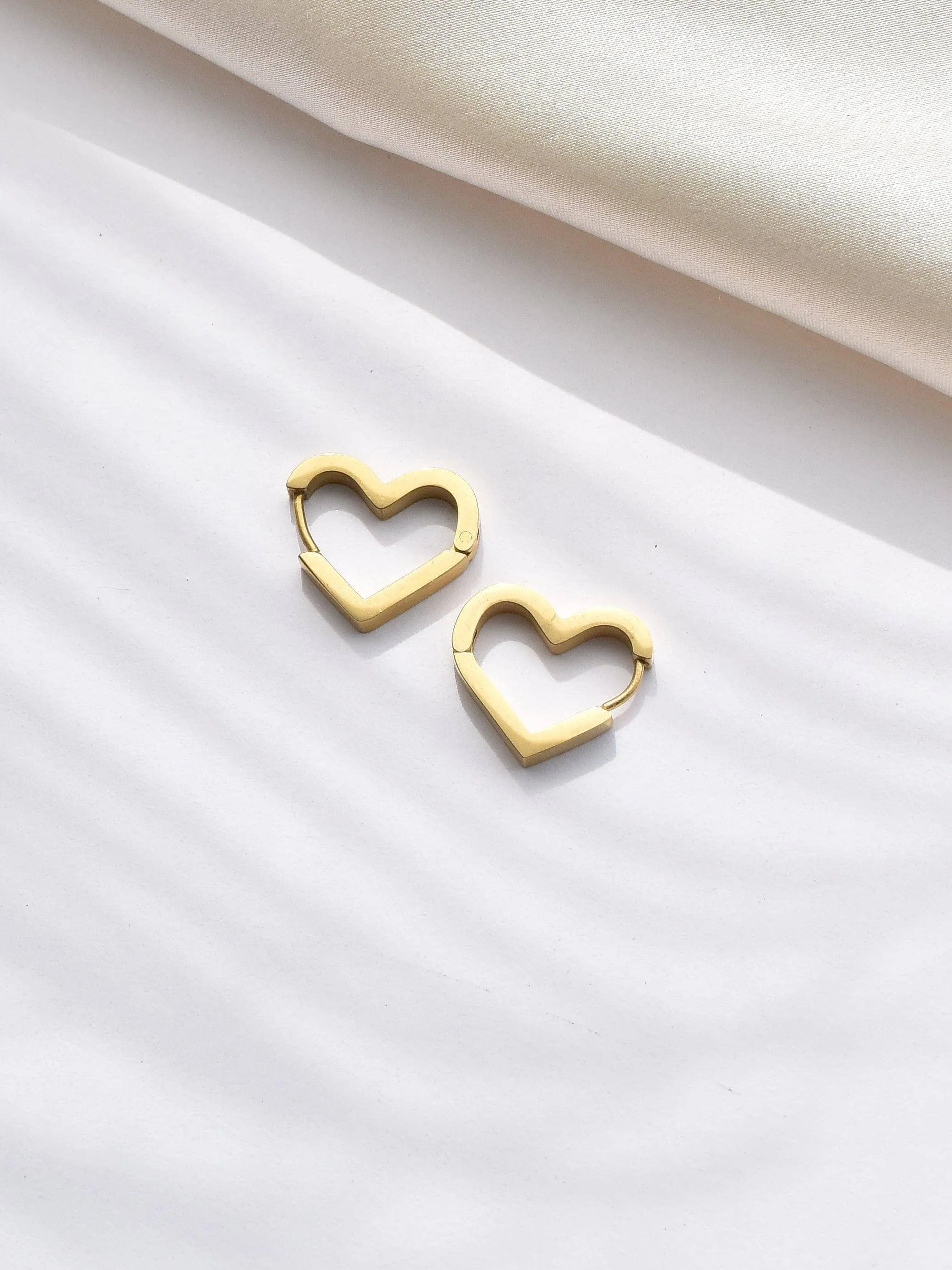 Heart Shaped Stud Earring