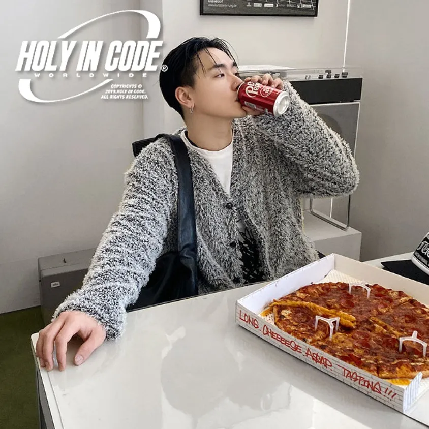 HOLY IN CODE  |Casual Style Unisex Street Style Long Sleeves Office Style