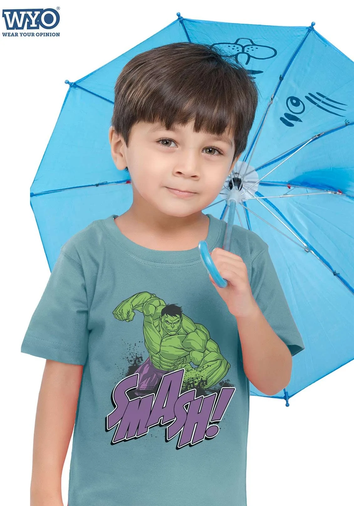 Hulk Jump Smash Kids T-Shirt