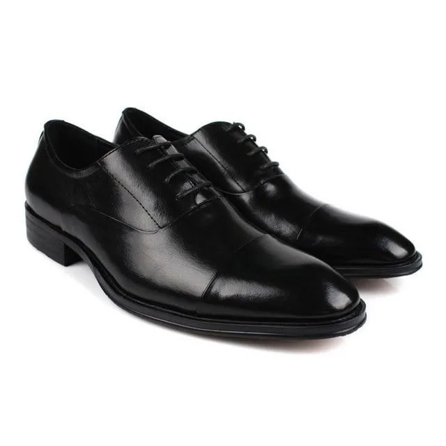 Italian Design Genuine Leather Wedding Dress Shoes for Men