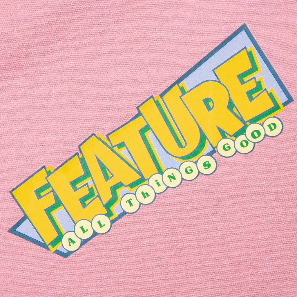 Kids Retro Tee - Dusty Pink