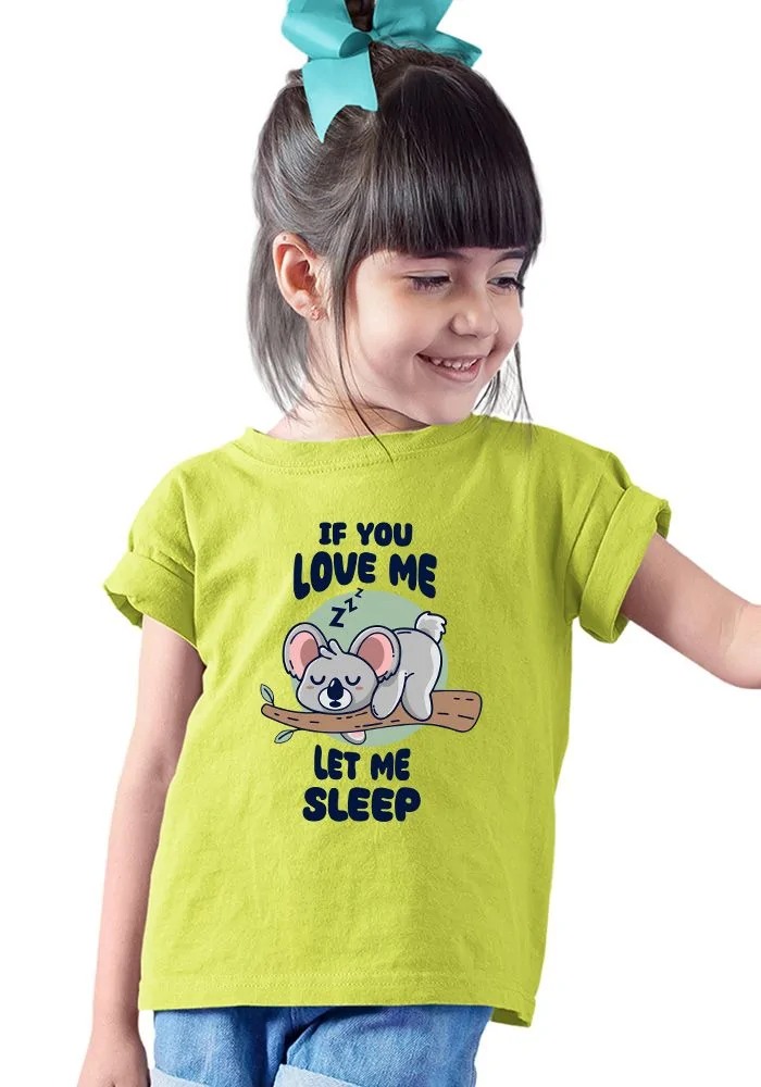 Let Me Sleep Kids T-Shirt