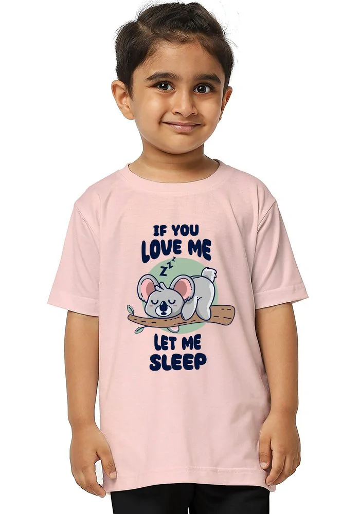 Let Me Sleep Kids T-Shirt