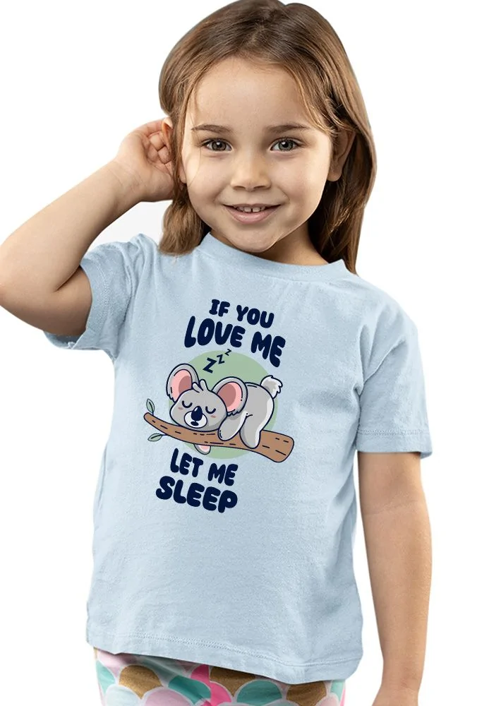 Let Me Sleep Kids T-Shirt