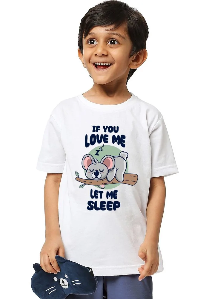 Let Me Sleep Kids T-Shirt