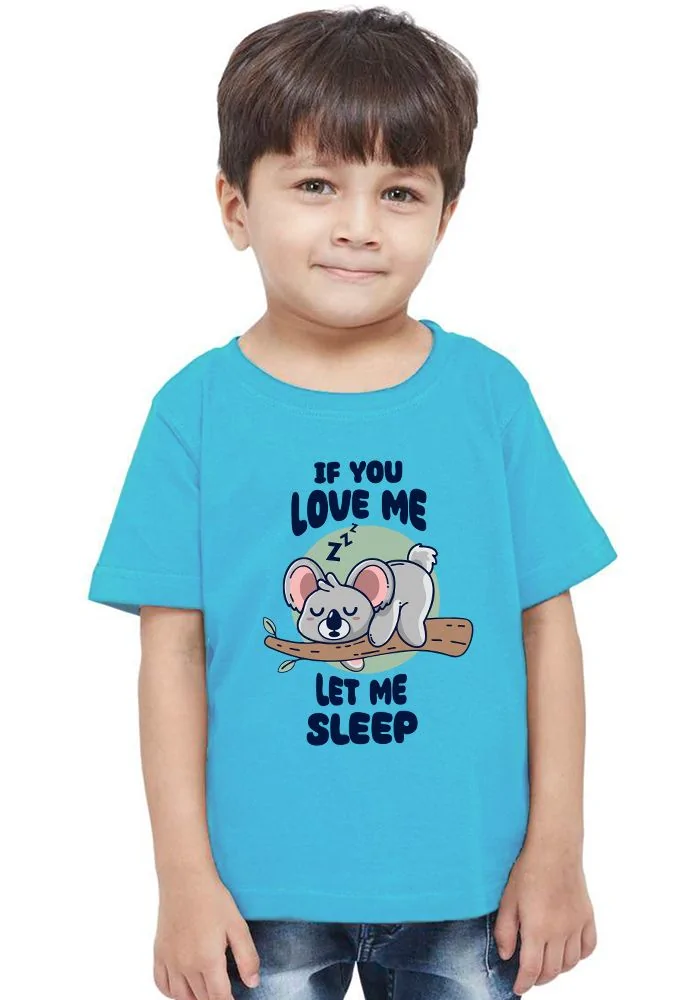 Let Me Sleep Kids T-Shirt