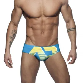 Letter Print Men Swim Briefs