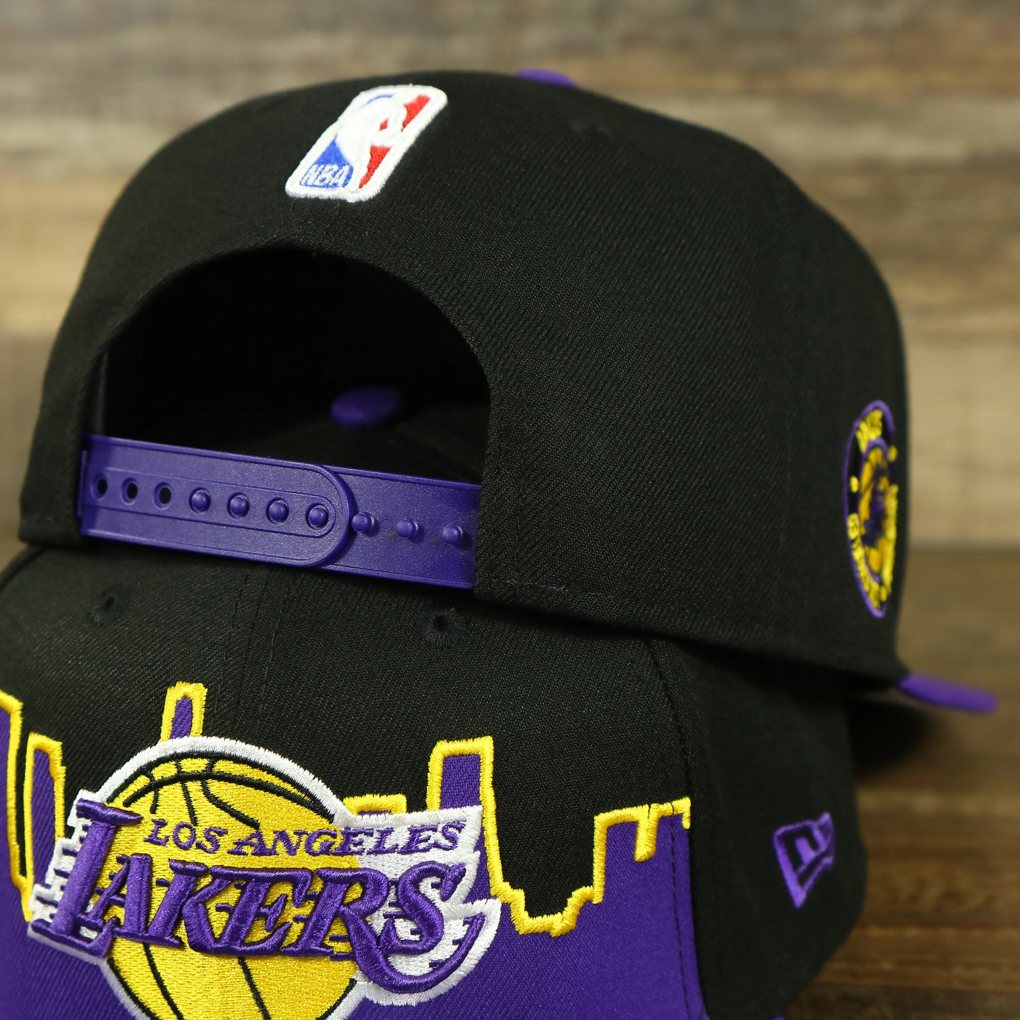 Los Angeles Lakers City Skyline Side Patch 9Fifty Snapback Hat | Los Angeles Skyline 950