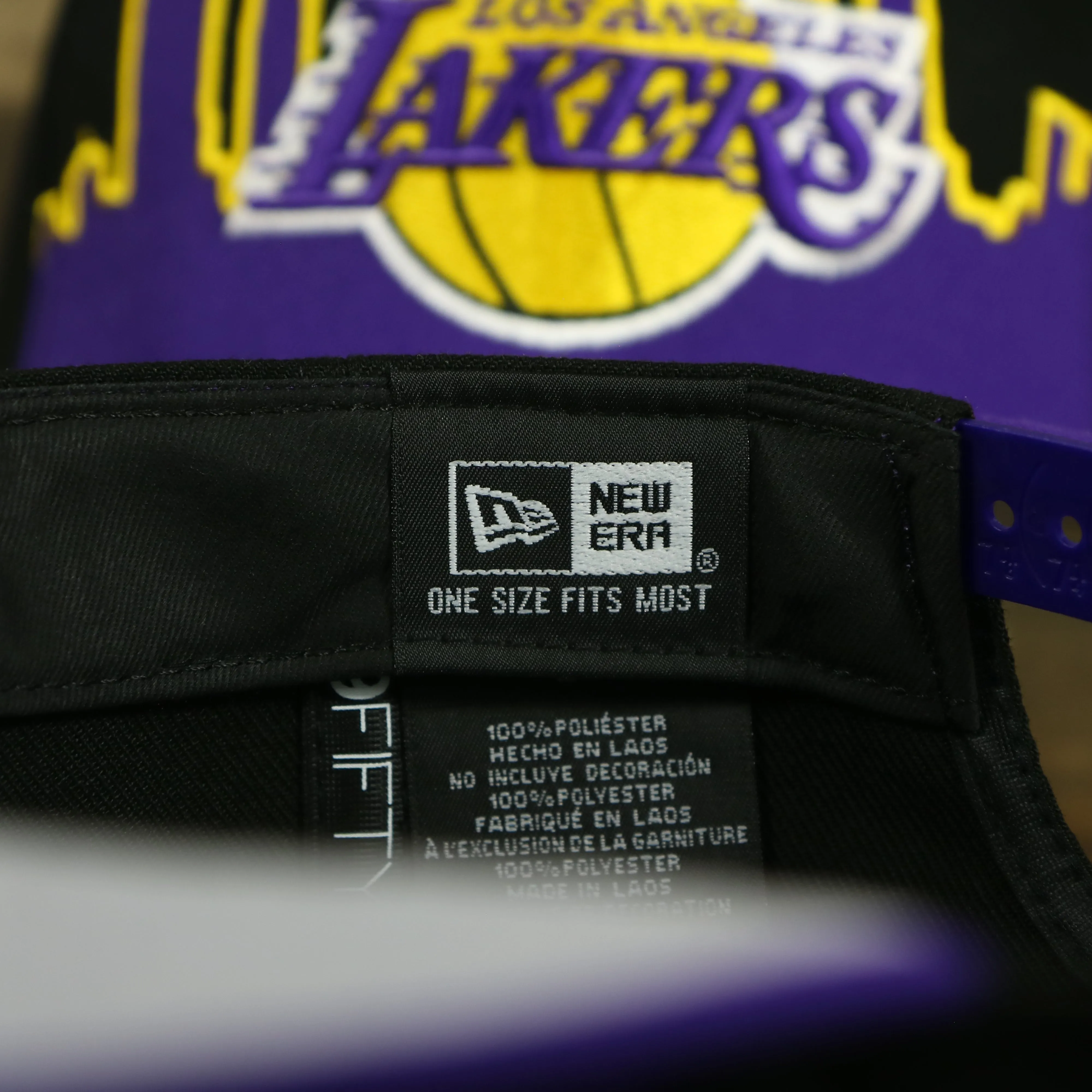 Los Angeles Lakers City Skyline Side Patch 9Fifty Snapback Hat | Los Angeles Skyline 950