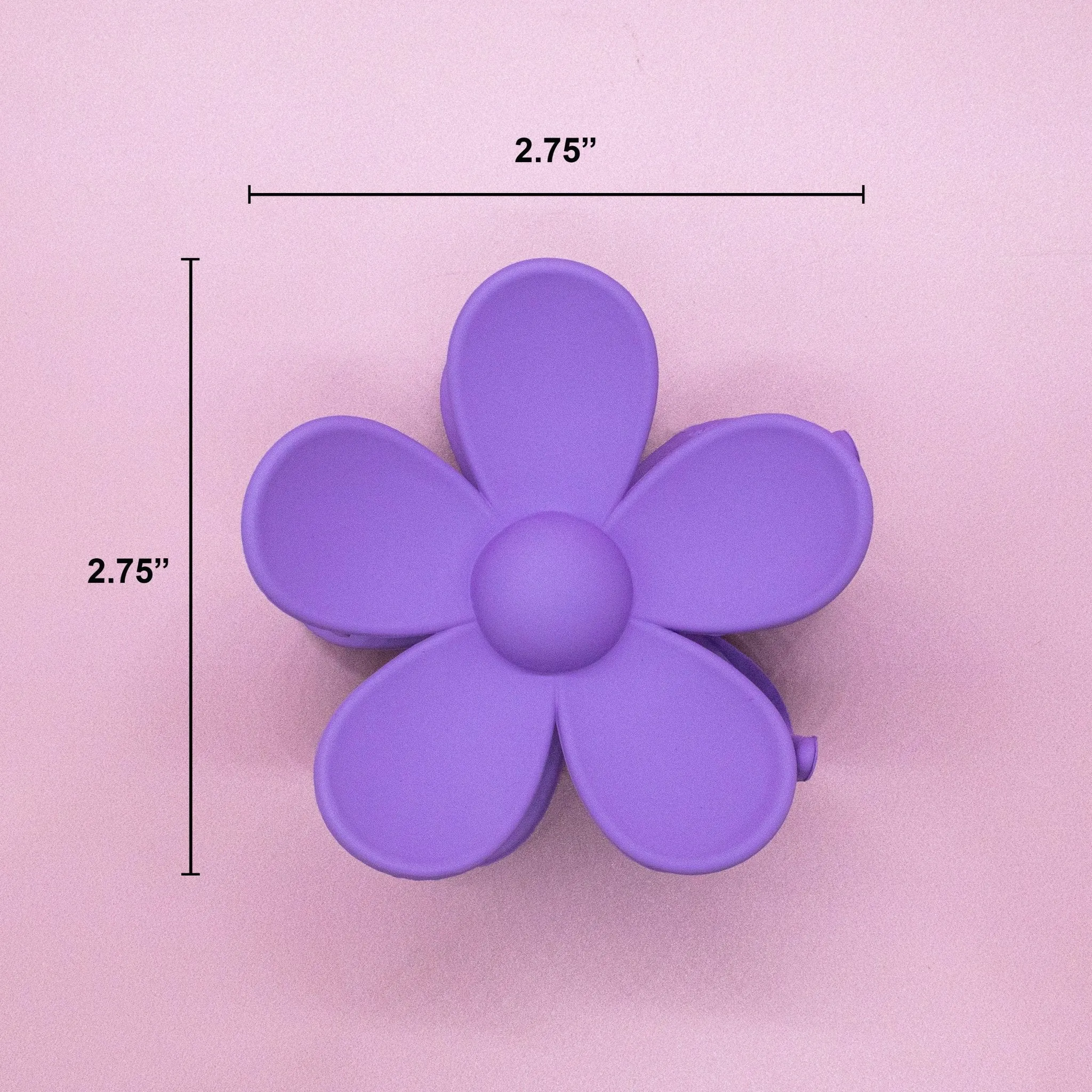 Matte Hair Claw Clip - Large Daisy Flower