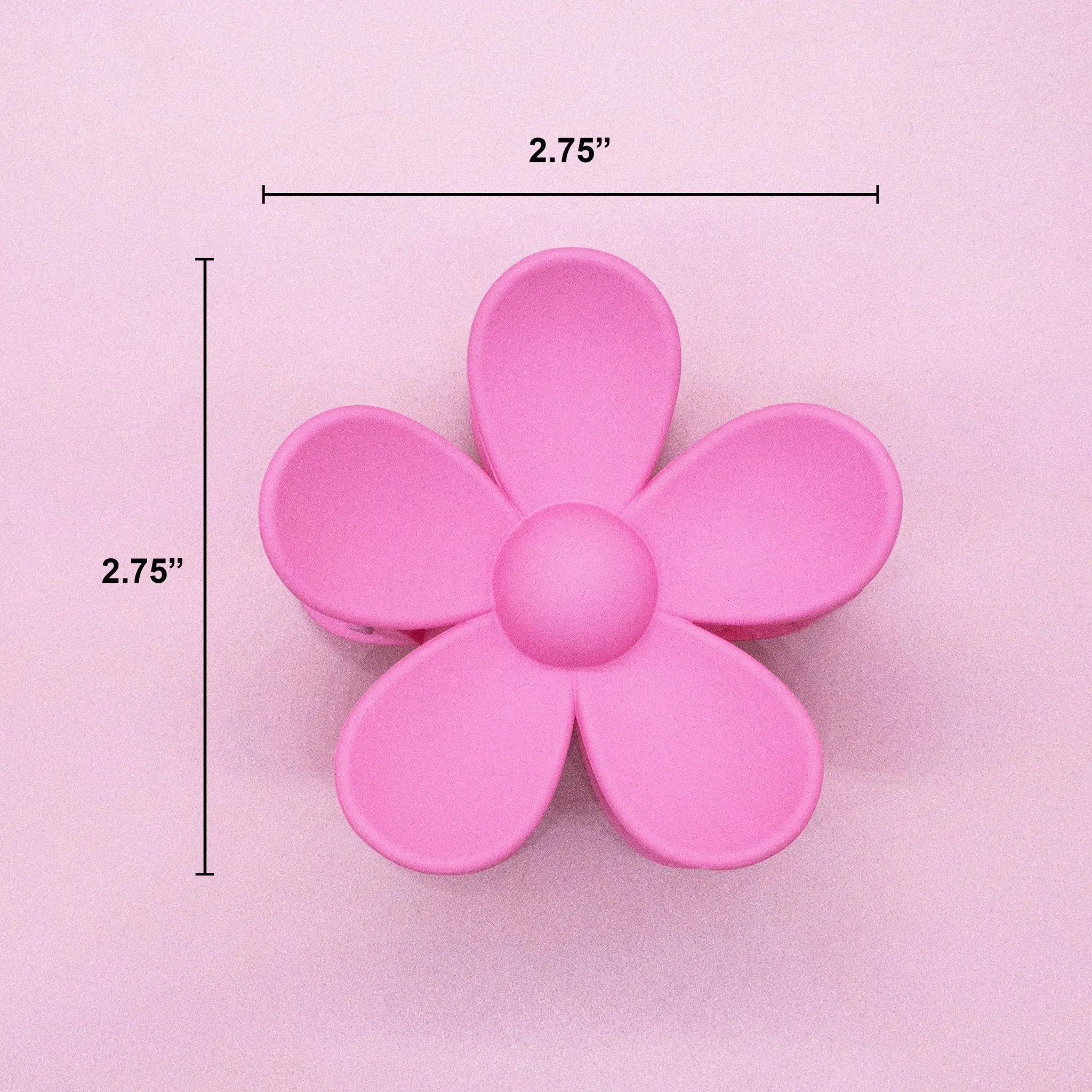 Matte Hair Claw Clip - Large Daisy Flower